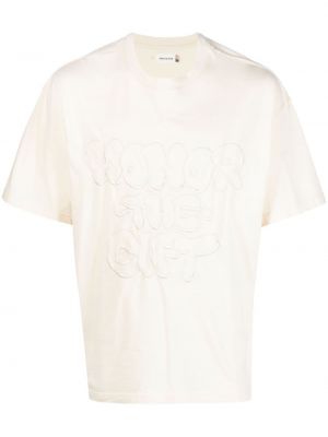 Bavlněné tričko s výšivkou Honor The Gift bílé