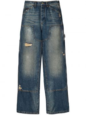 Traperice oversized bootcut Marc Jacobs plava