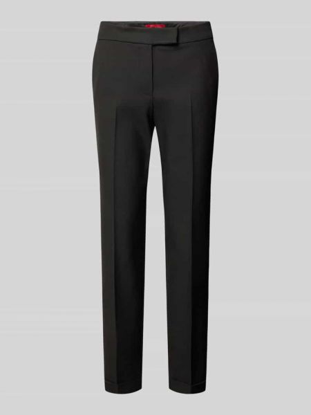 Spodnie w jednolitym kolorze Max&co. czarne