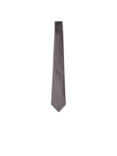 Jedwabny krawat Canali czarny