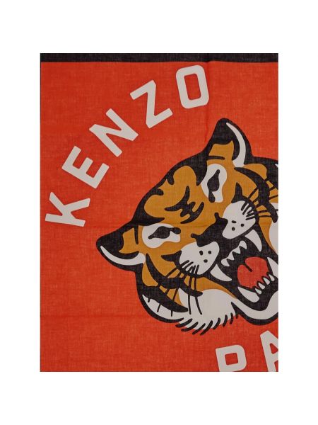Bufanda de algodón Kenzo rojo
