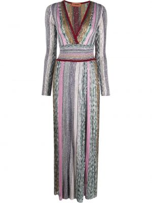 Plissert paljett dress Missoni rød