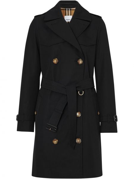 Късо палто Burberry черно