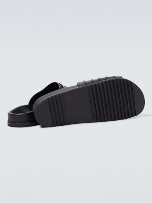 Leder sandale Rick Owens schwarz