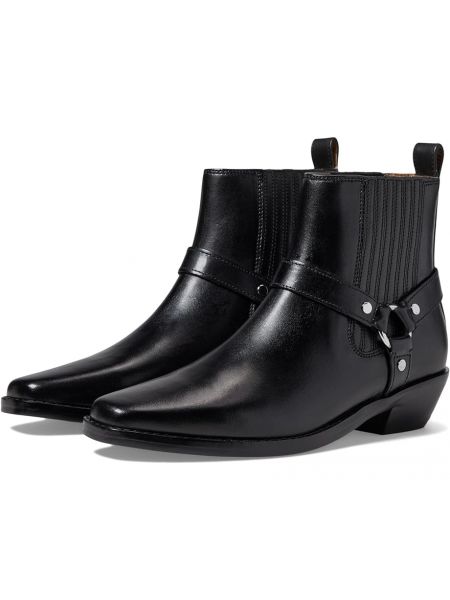 Кожаные ботинки Madewell черные