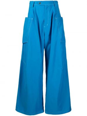 Pantaloni cargo baggy Kiko Kostadinov blu