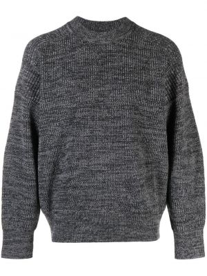 Pull en tricot col rond Marant gris