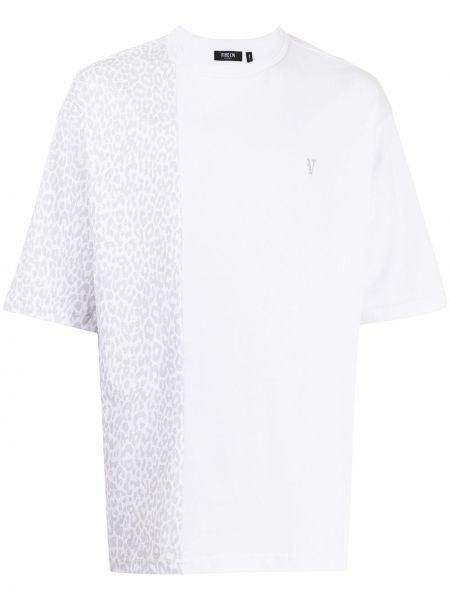 Camiseta leopardo Five Cm blanco