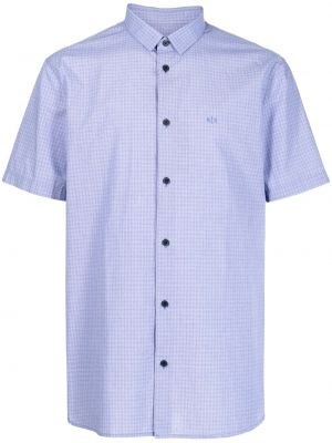 Риза бродирана Armani Exchange синьо