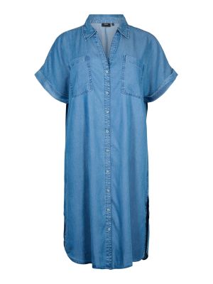 Košeľové šaty Zizzi modrá