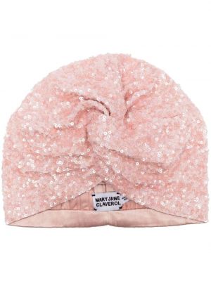 Paljett cap Maryjane Claverol rosa