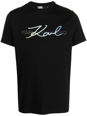 T-shirt Karl Lagerfeld svart