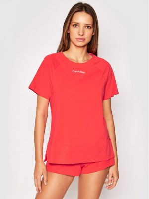 Laza szabású póló Calvin Klein Underwear piros