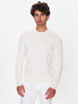 Пуловер Boss бяло