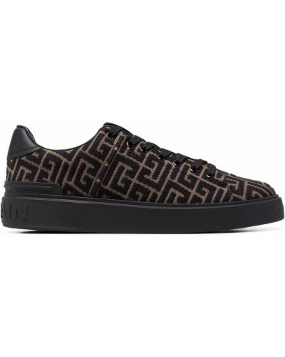 Jacquard sneakers Balmain grønn