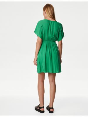 Mini šaty Marks & Spencer zelené