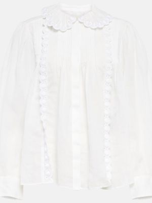 Риза бродирана Isabel Marant бяло