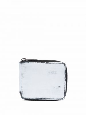 Cartera con cremallera Maison Margiela blanco