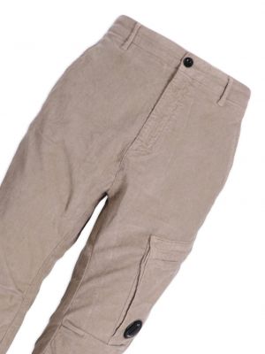 Pantalon cargo en velours côtelé en velours avec poches C.p. Company beige