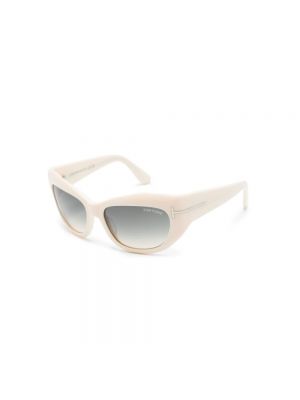 Okulary przeciwsłoneczne Tom Ford białe