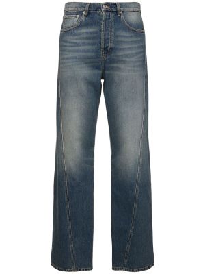 Voľné bavlnené džínsy s rovným strihom Lanvin