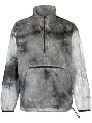 Hoodie con stampa Over Over grigio