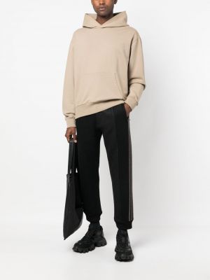 Pantalon de joggings en laine à rayures Y-3 noir