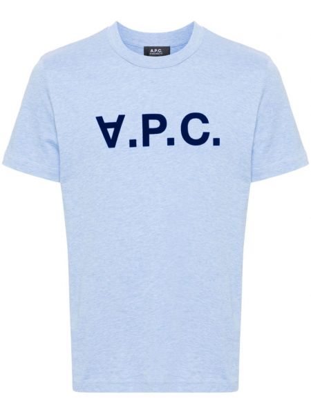 T-shirt A.p.c. blå