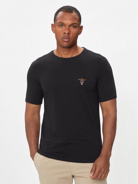 T-shirt Aeronautica Militare noir