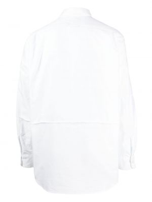 Medvilninė marškiniai Engineered Garments balta
