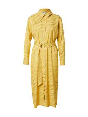 Платье-рубашка River Island желтое