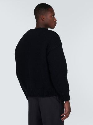 Вълнен пуловер Visvim черно