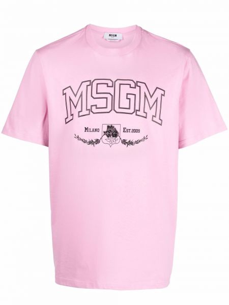 Camiseta Msgm rosa
