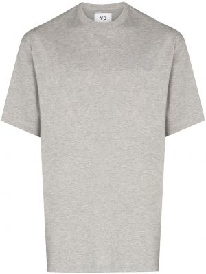 Camiseta de tela jersey Y-3 gris