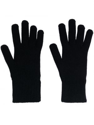 Volnene rokavice Moncler črna