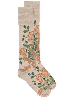Calcetines de flores Simone Rocha marrón