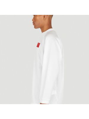 Camiseta de manga larga con bordado 424 blanco
