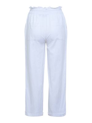 Широки панталони тип „марлен“ Dorothy Perkins Petite бяло