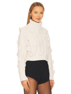 Pull col roulé For Love And Lemons blanc