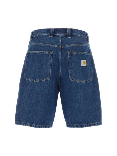 Pantalones cortos vaqueros Carhartt Wip azul