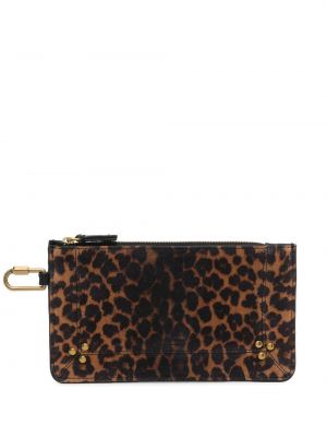 Peňaženka s potlačou s leopardím vzorom Jérôme Dreyfuss