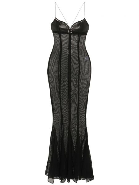 Večernja haljina Ludovic De Saint Sernin crna