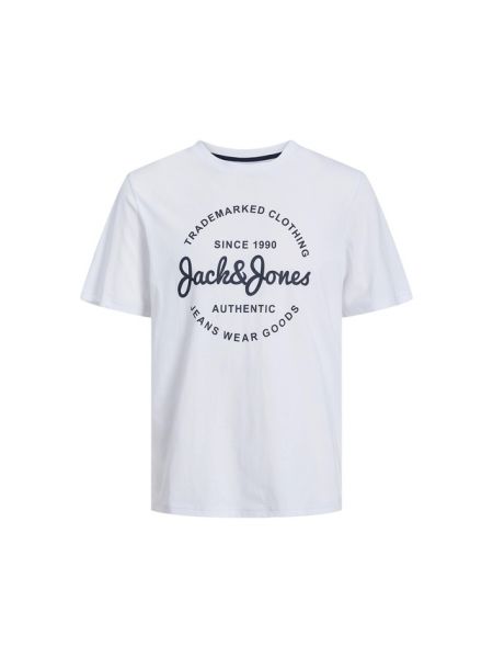 Camiseta con estampado de cuello redondo Jack & Jones