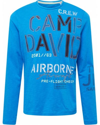 Camicia Camp David, blu