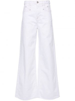 Relaxed дънки с висока талия Isabel Marant бяло