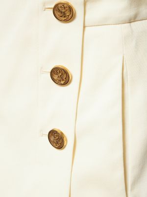 От вискоза панталон с копчета Red Valentino бяло