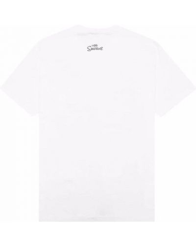 T-shirt mit print Market weiß