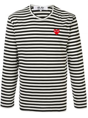 T-shirt Comme Des Garçons Play svart