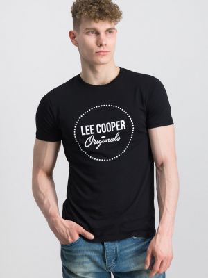 Černé tričko Lee Cooper