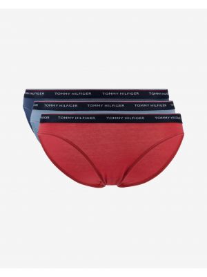 Sada tří dámských kalhotek v tmavě , světle  a  barvě Tommy Hilfiger - Modrá